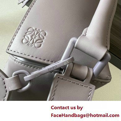 LOEWE Small Puzzle bag in satin calfskin lavender 2025