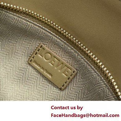 LOEWE Small Puzzle bag insatin calfskin clay green 2025