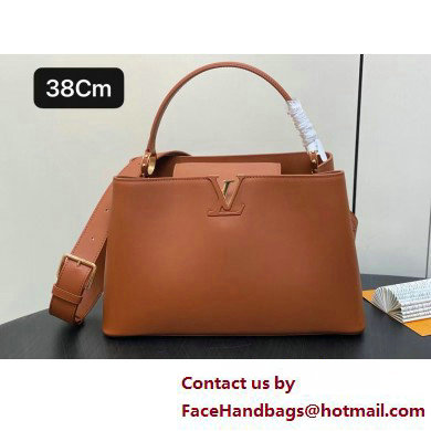 LOUIS VUITTON Capucines GM Souple M24879 Cognac 2025