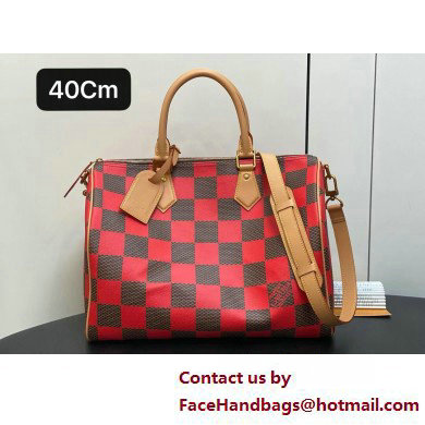 LOUIS VUITTON Speedy 40 Bandouliere Damier Pop N40580 2025