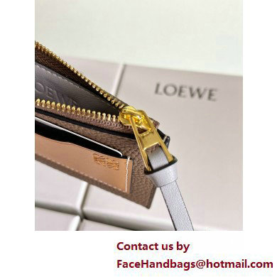 Loewe Large coin cardholder in soft grained calfskin Camel