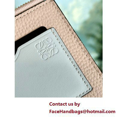 Loewe Large coin cardholder in soft grained calfskin Creamy