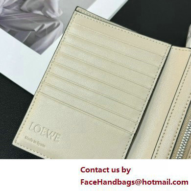 Loewe Medium vertical wallet in soft grained calfskin Green