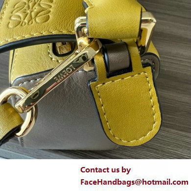 Loewe Mini Puzzle bag in classic calfskin Ochre/Soft White 2025