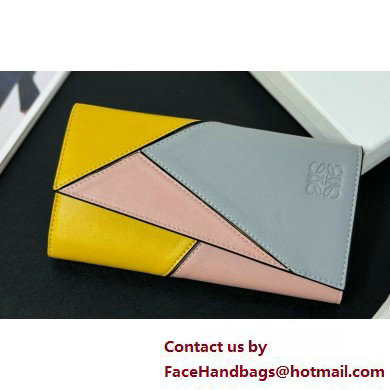 Loewe Puzzle long horizontal wallet in classic calfskin 02