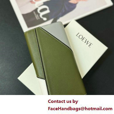 Loewe Puzzle long horizontal wallet in classic calfskin 06