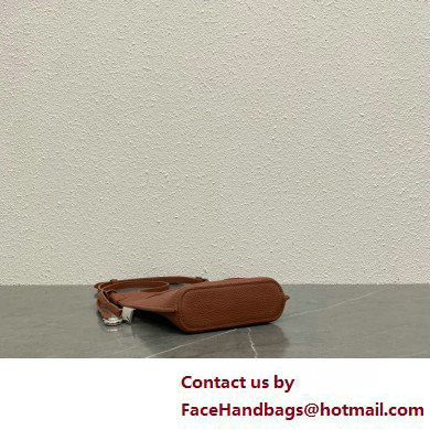 Loro Piana Bale Phone Case in Grained Calfskin Kummel