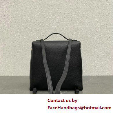 Loro Piana Extra Pocket Backpack L23.5 in Grained Calfskin 05