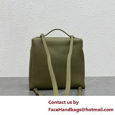 Loro Piana Extra Pocket Backpack L23.5 in Grained Calfskin 17