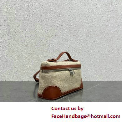 Loro Piana Extra Pocket L19 Bag in Lambskin, Calfskin, Cotton, Linen