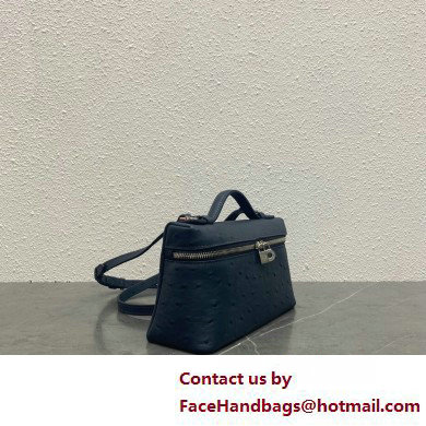 Loro Piana Extra Pocket L19 Bag in Ostrich Leather 01