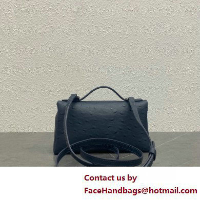 Loro Piana Extra Pocket L19 Bag in Ostrich Leather 01