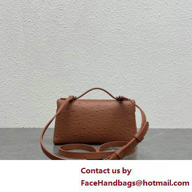 Loro Piana Extra Pocket L19 Bag in Ostrich Leather 04