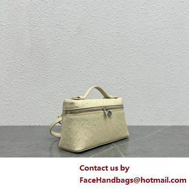 Loro Piana Extra Pocket L19 Bag in Ostrich Leather 05