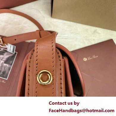 Loro Piana Mini Ghiera bag in Smooth Calfskin Brown 2025