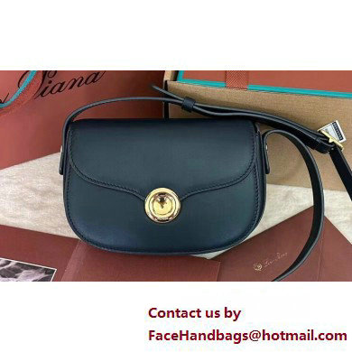 Loro Piana Mini Ghiera bag in Smooth Calfskin Dark Blue 2025 - Click Image to Close