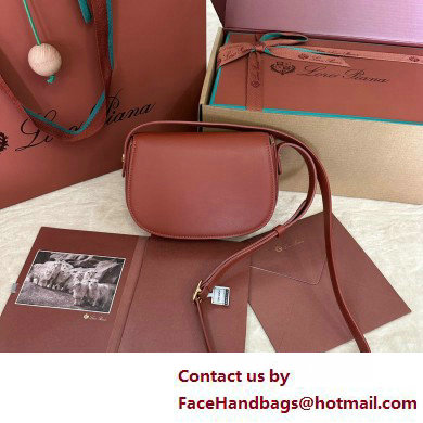 Loro Piana Mini Ghiera bag in Smooth Calfskin Deep Kummel 2025