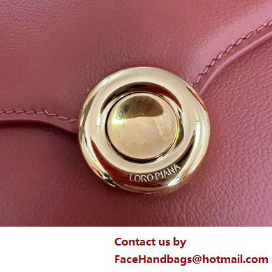 Loro Piana Mini Ghiera bag in Smooth Calfskin Deep Kummel 2025