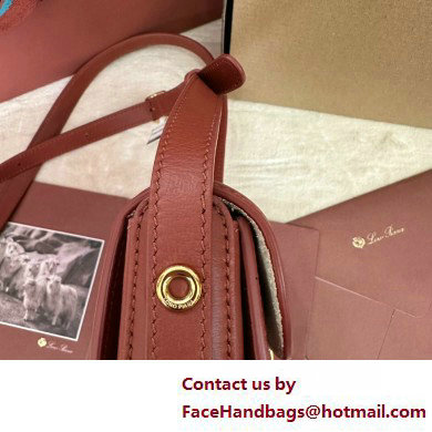 Loro Piana Mini Ghiera bag in Smooth Calfskin Deep Kummel 2025