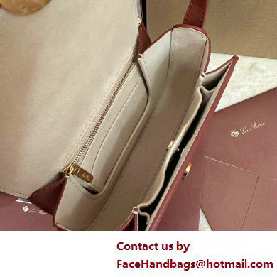 Loro Piana Mini Ghiera bag in Smooth Calfskin Deep Kummel 2025