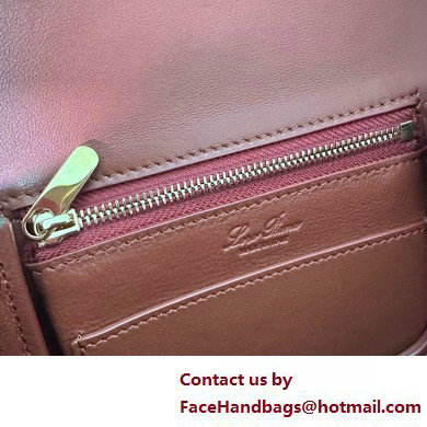 Loro Piana Mini Ghiera bag in Smooth Calfskin Green 2025