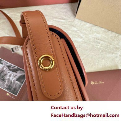 Loro Piana Small Ghiera bag in Smooth Calfskin Brown 2025