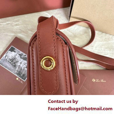 Loro Piana Small Ghiera bag in Smooth Calfskin Deep Kummel 2025