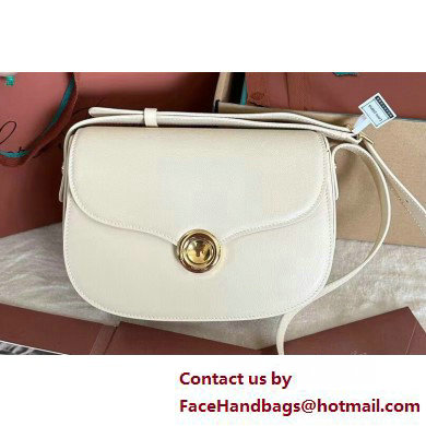 Loro Piana Small Ghiera bag in Smooth Calfskin White 2025