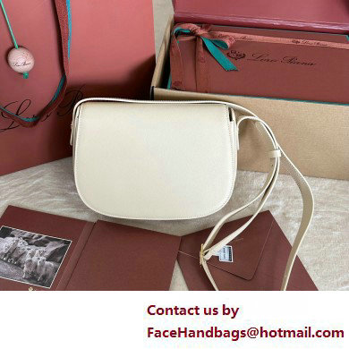 Loro Piana Small Ghiera bag in Smooth Calfskin White 2025