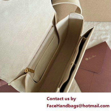 Loro Piana Small Ghiera bag in Smooth Calfskin White 2025