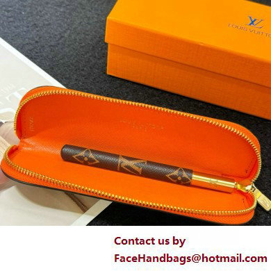 Louis Vuitton Charlotte Pencil Pouch GI1042 Orange 2025