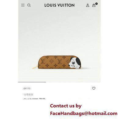 Louis Vuitton Charlotte Pencil Pouch GI1112 2025