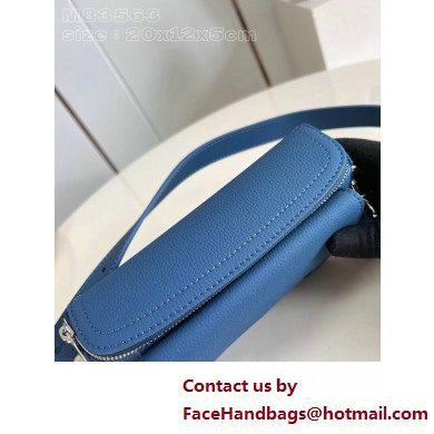 Louis Vuitton Cowhide leather Pilot Wearable Wallet Bag Blue 2025