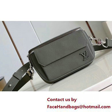 Louis Vuitton Cowhide leather Pilot Wearable Wallet Bag M83560 Kaki 2025 - Click Image to Close