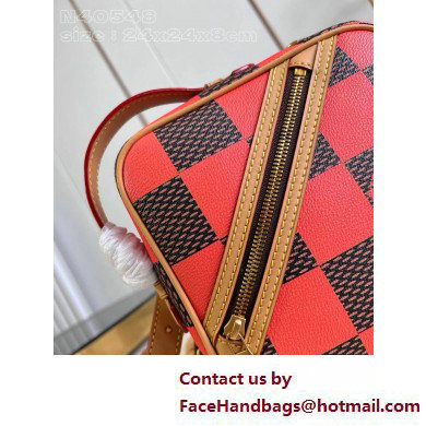 Louis Vuitton Damier Pop canvas Chess Messenger Bag N40548 Orange 2025