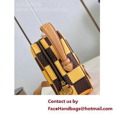 Louis Vuitton Damier Pop canvas Chess Messenger Bag N40562 Yellow 2025 - Click Image to Close