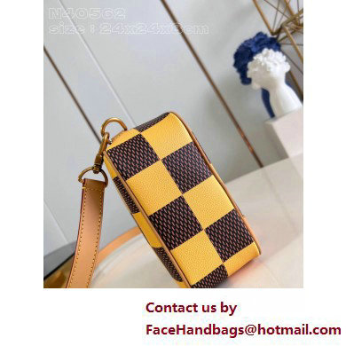 Louis Vuitton Damier Pop canvas Chess Messenger Bag N40562 Yellow 2025