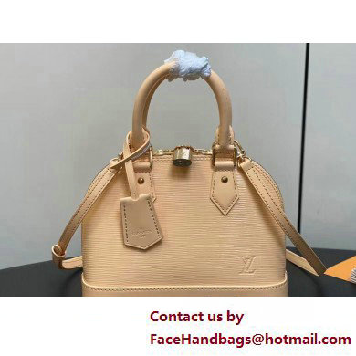 Louis Vuitton Epi leather Alma BB Bag M24597 Beige 2025