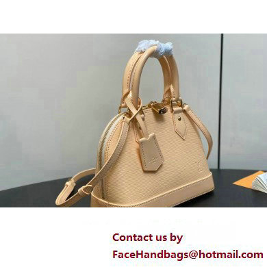 Louis Vuitton Epi leather Alma BB Bag M24597 Beige 2025