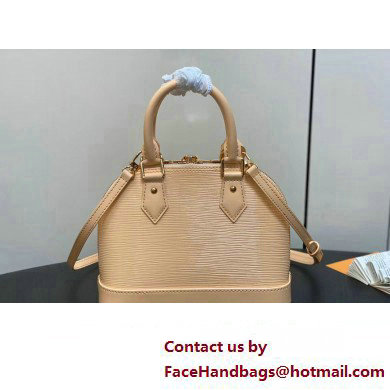 Louis Vuitton Epi leather Alma BB Bag M24597 Beige 2025