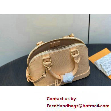 Louis Vuitton Epi leather Alma BB Bag M24597 Beige 2025