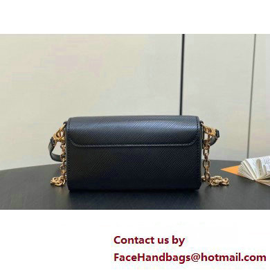 Louis Vuitton Epi leather Twist West Pochette Bag M83077 Black 2025