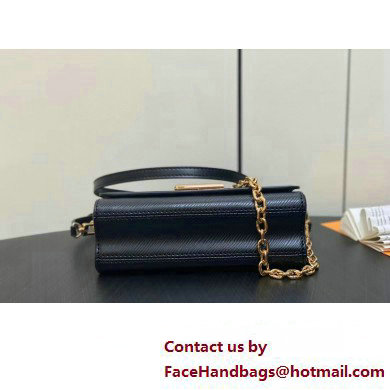 Louis Vuitton Epi leather Twist West Pochette Bag M83077 Black 2025