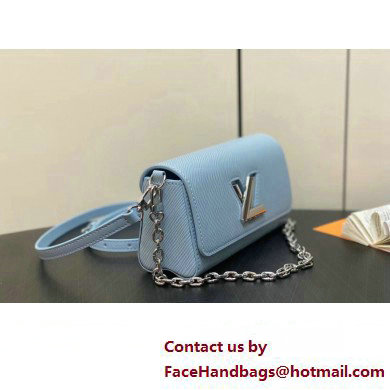 Louis Vuitton Epi leather Twist West Pochette Bag M83478 Ice Blue 2025