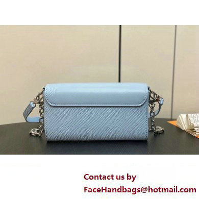 Louis Vuitton Epi leather Twist West Pochette Bag M83478 Ice Blue 2025