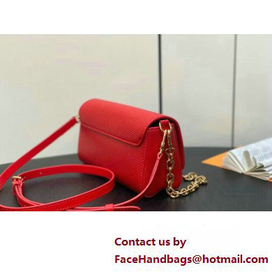 Louis Vuitton Epi leather Twist West Pochette Bag M83593 Red 2025