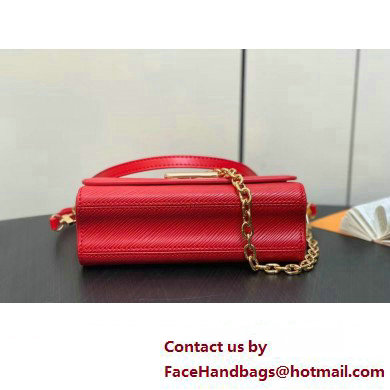 Louis Vuitton Epi leather Twist West Pochette Bag M83593 Red 2025