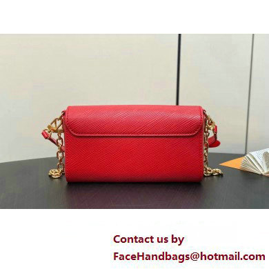 Louis Vuitton Epi leather Twist West Pochette Bag M83593 Red 2025