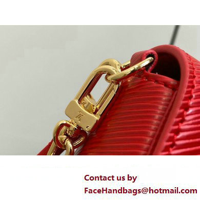 Louis Vuitton Epi leather Twist West Pochette Bag M83593 Red 2025