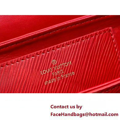 Louis Vuitton Epi leather Twist West Pochette Bag M83593 Red 2025